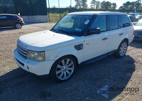 2008 Land Rover Range Rover Sport Supercharged из США, поврежденный, VIN SALSH23468A127409